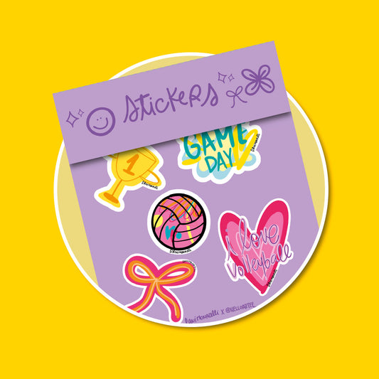 Voleyball Stickers
