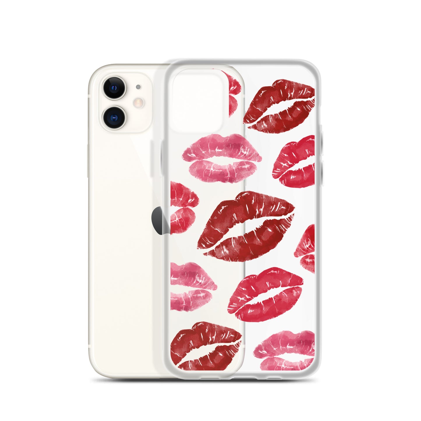 Kisses Clear iPhone Case