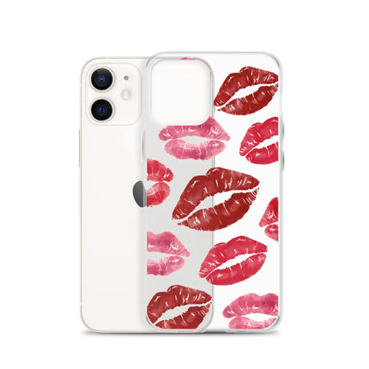 Kisses Clear iPhone Case