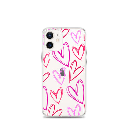 Heartbeats Clear iPhone Case