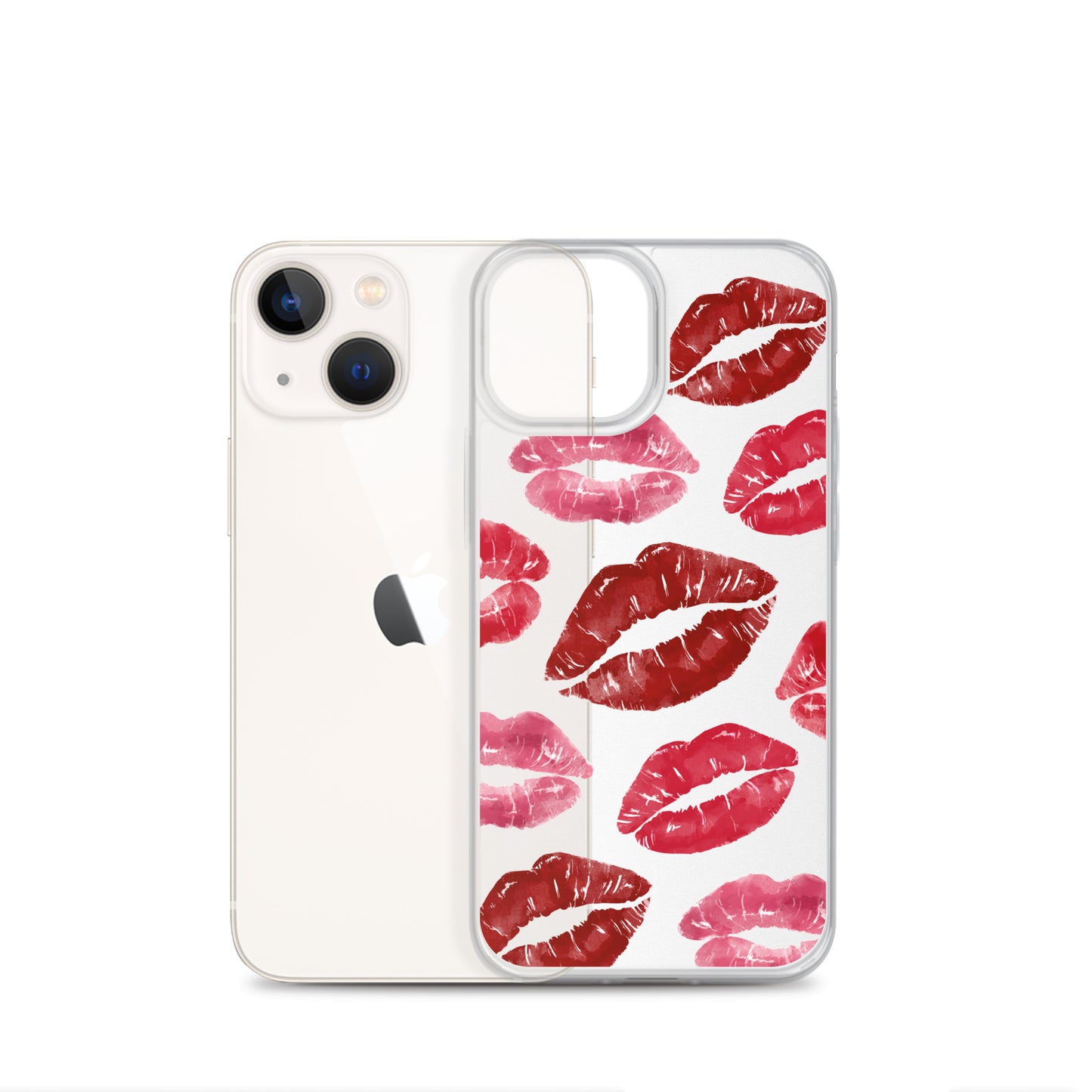 Kisses Clear iPhone Case