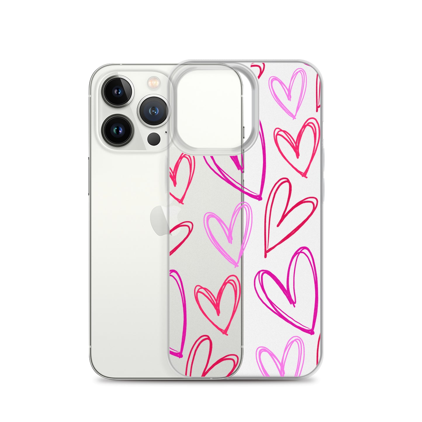 Heartbeats Clear iPhone Case