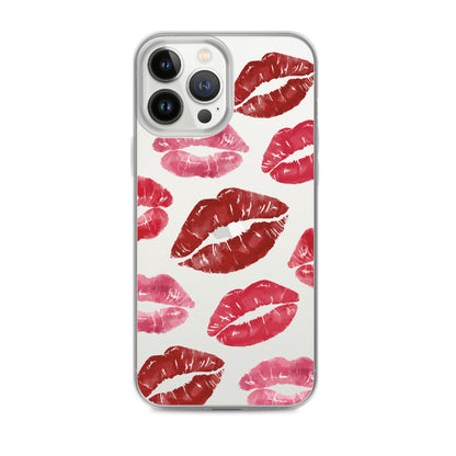 Kisses Clear iPhone Case