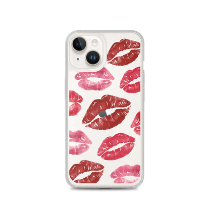 Kisses Clear iPhone Case