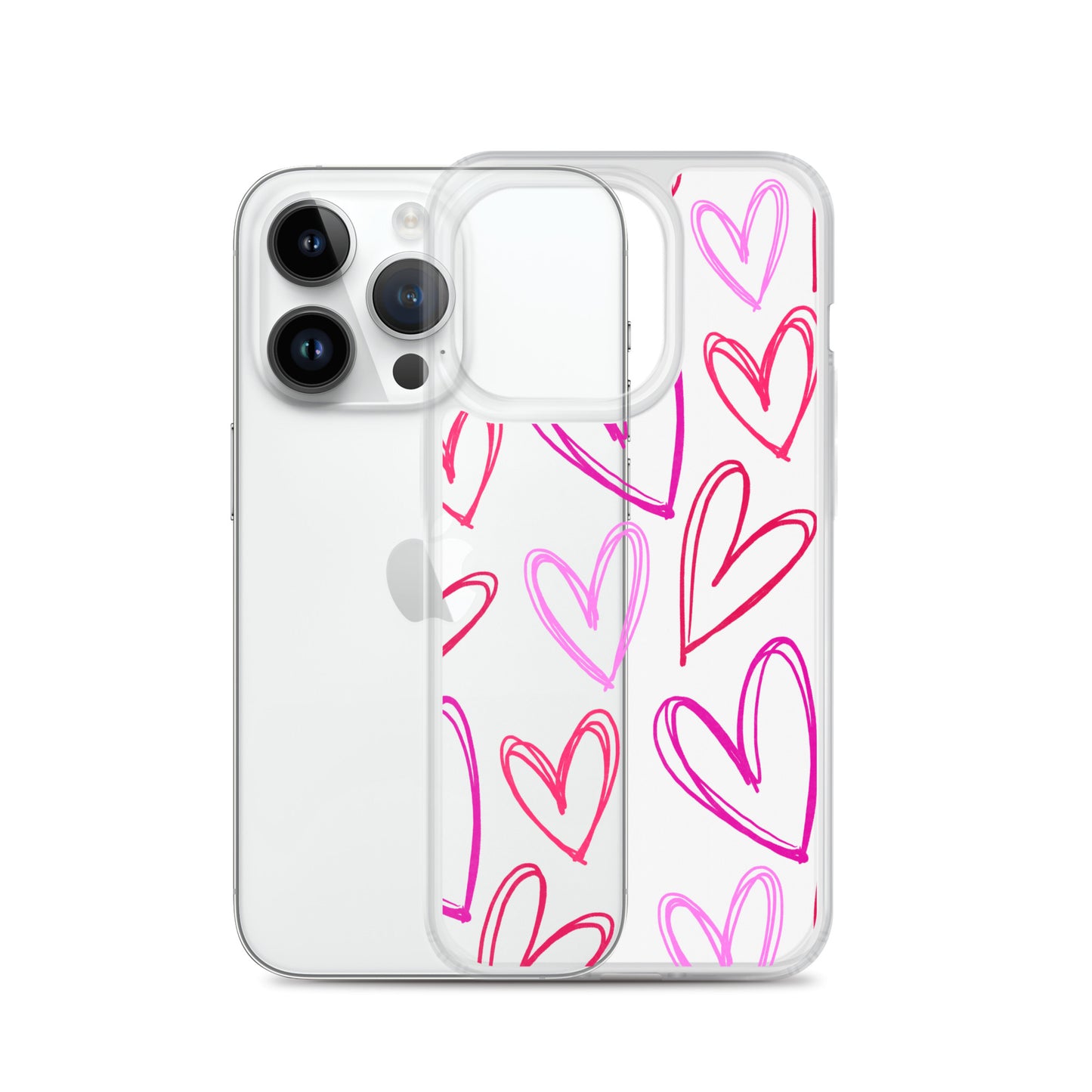 Heartbeats Clear iPhone Case