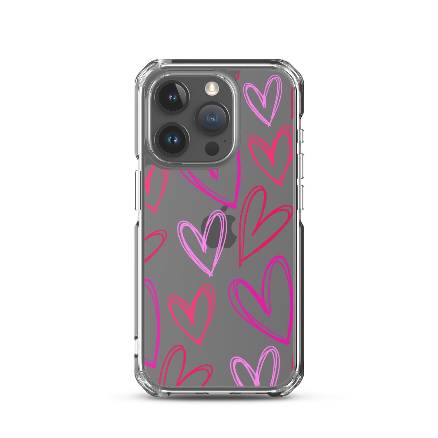 Heartbeats Clear iPhone Case