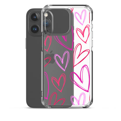 Heartbeats Clear iPhone Case