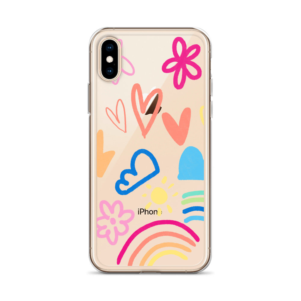 Sunset Clear iPhone Case