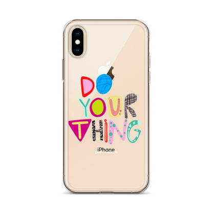 Do Your Thing Clear iPhone Case