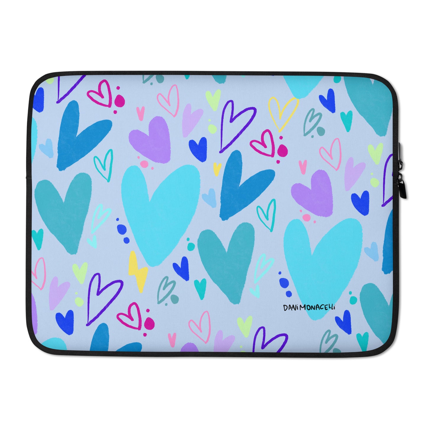 Laptop Sleeve - Colorful hearts