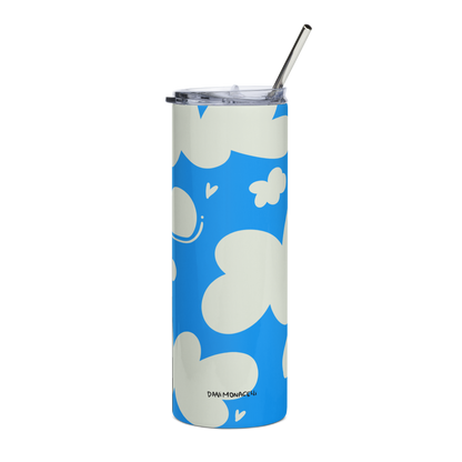 Stainless steel tumbler - Clouds