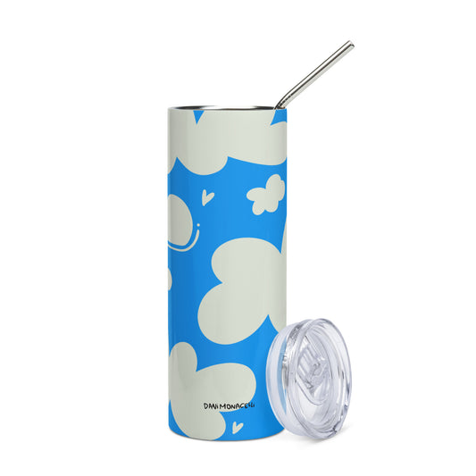 Stainless steel tumbler - Clouds